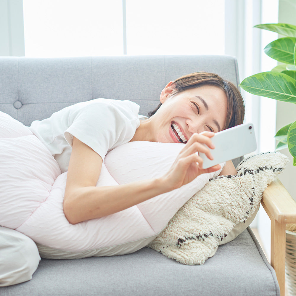 とろけるふとん とろけるクロワッサン枕 78×48