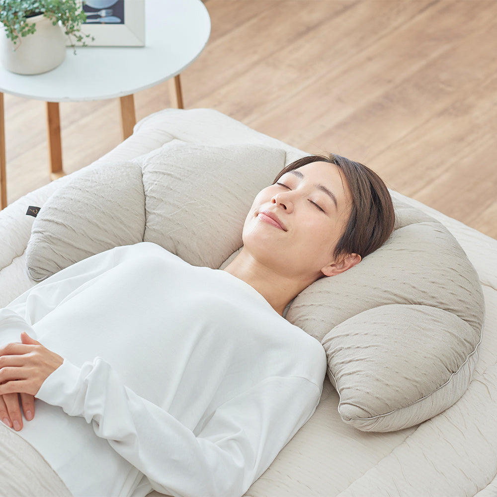 とろけるふとん とろけるクロワッサン枕 78×48