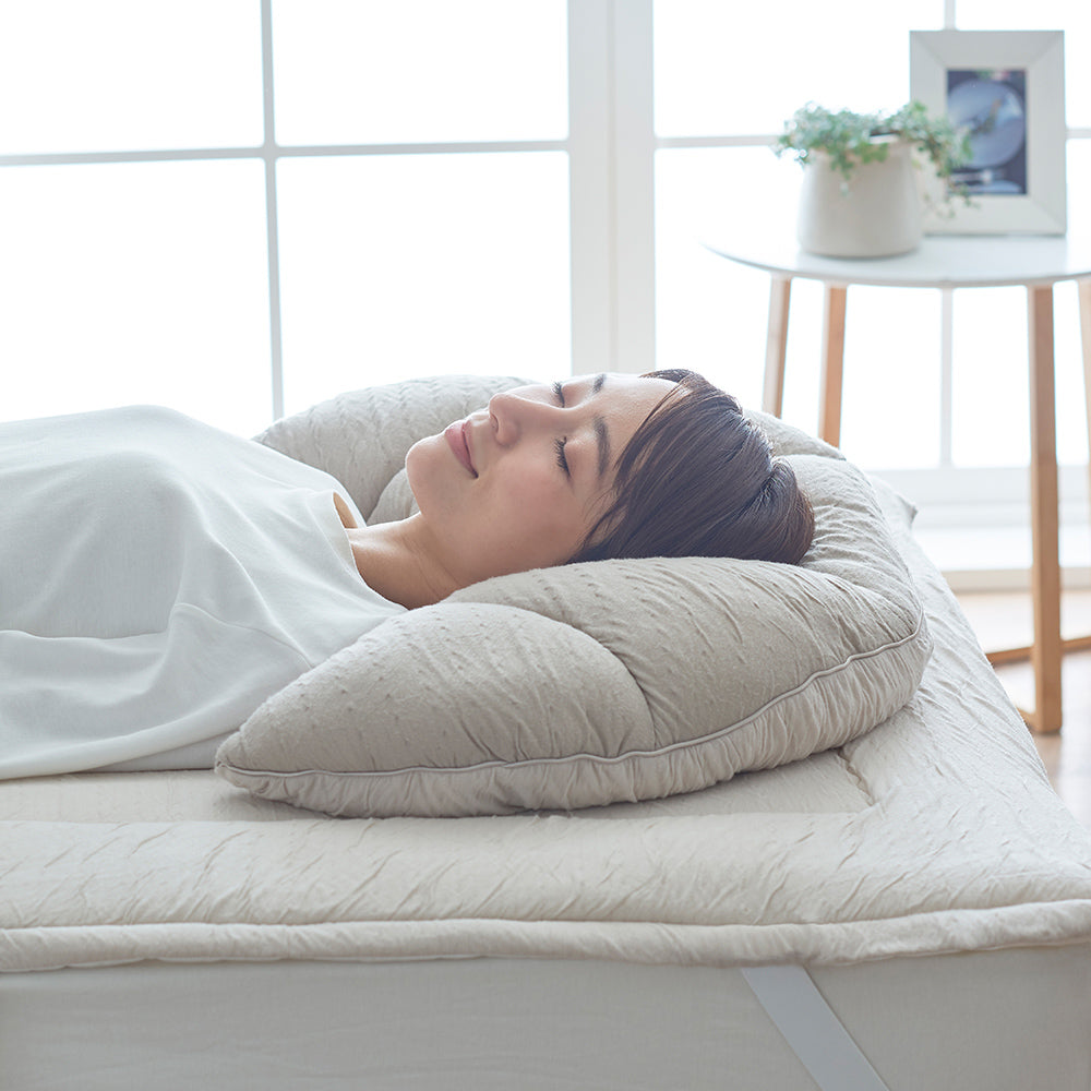 とろけるふとん とろけるクロワッサン枕 78×48