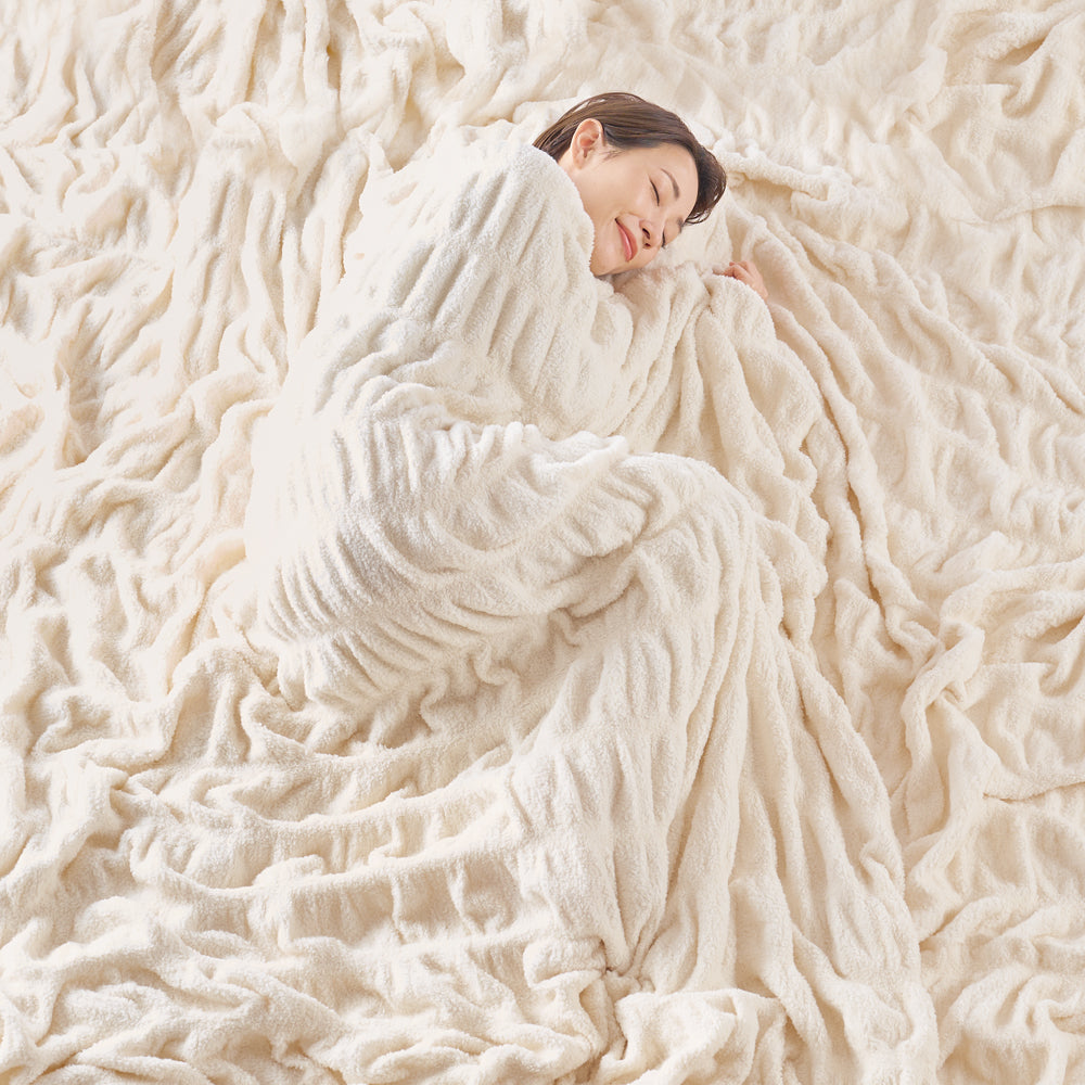 ハグウォーム,掛け毛布,綿毛布,日本製,ディーブレス