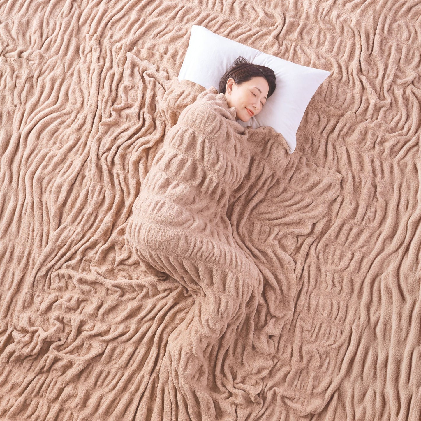 hug warm 掛け毛布