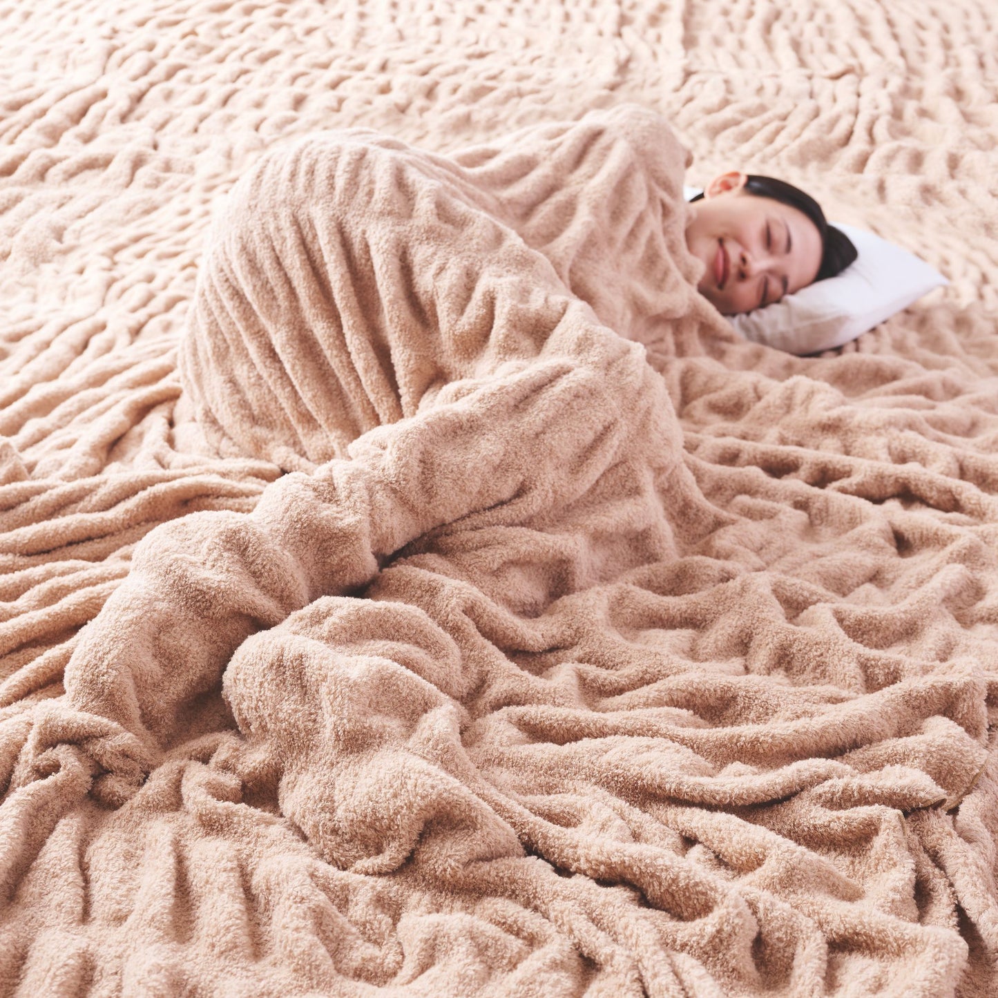 hug warm 掛け毛布