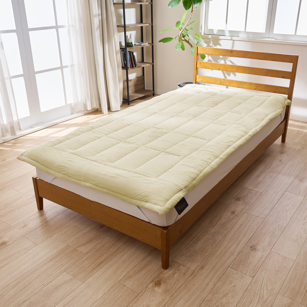 快眠博士【とろけるふとんenifea2】 敷きパッド●セミダブル　桜ピンク色 ディーブレス 敷きパッド とろけるふとん enifea 2 ダブル さくら